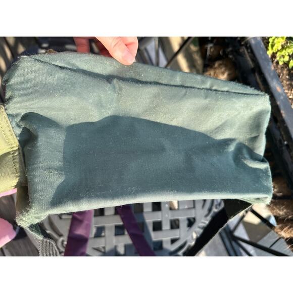 Vintage Wimbledon Tennis Backpack Green Purple Logo 90s Retro Tournament Bag - Picture 9 of 10